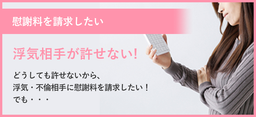 慰謝料を請求したい