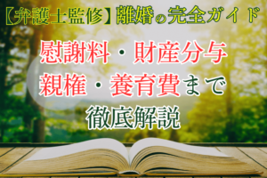 慰謝料・財産分与・親権・養育費まで徹底解説