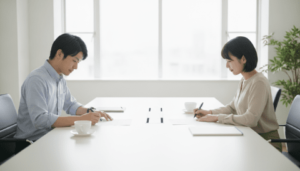 和解離婚とは裁判の途中で当事者が話し合い合意して離婚すること